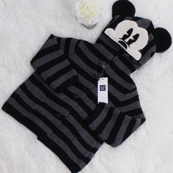 NWT Baby Gap Disney Mickey Mouse Garter Sweater - Picture 3 of 8